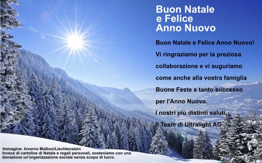 Ultralight AG Auguri di Natale