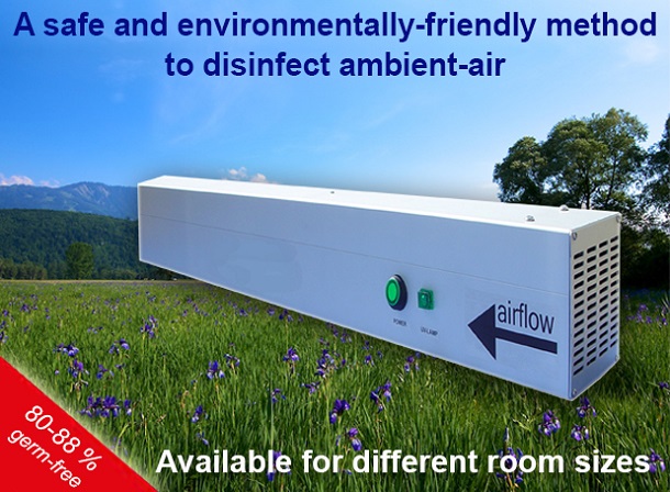 Ultralight AG UV-C light disinfection